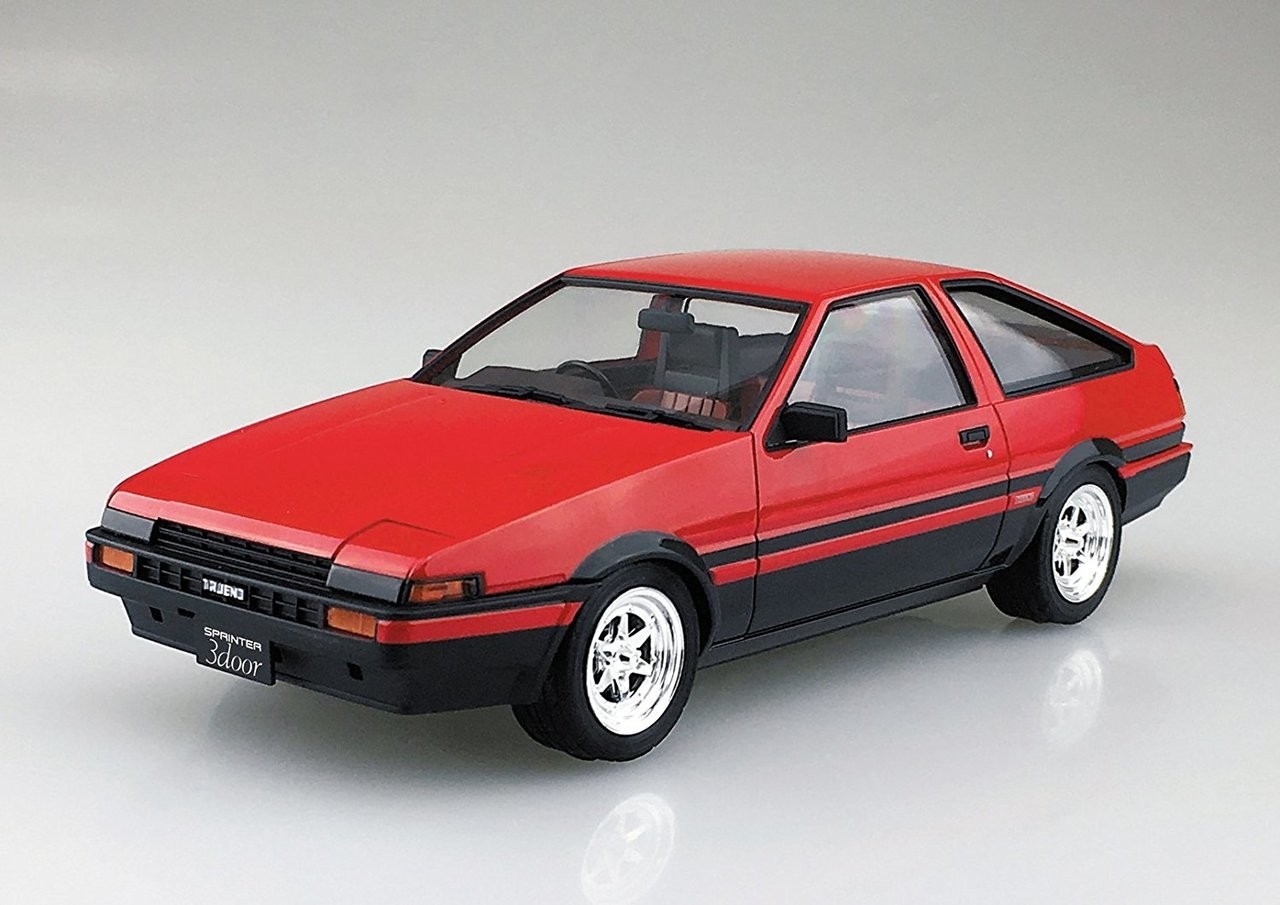 Купить сборную модель Aoshima 0294 Toyota AE86 Trueno `83 (Red/Black) в  масштабе 1/24