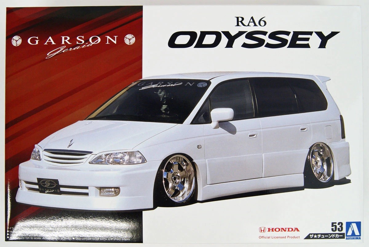 Купить сборную модель Aoshima 55755 Honda Odyssey `01 Garson Geraid в  масштабе 1/24