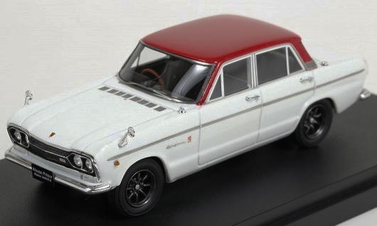 Mark43 1/43 Nissan Prince Skyline 2000GT-B S54B-3 Rouge/blanc PM4323RW
