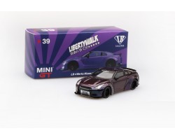 LB★Works Nissan GT-R R35 type 1 Magic Purple Mini GT