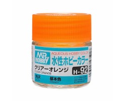 H92 Clear Orange gloss (Прозрачный Оранжевый глянцевый, краска акриловая водная 10 мл.) Акриловые краски