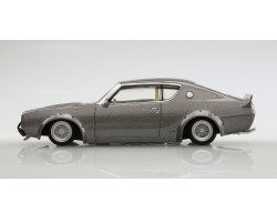 Liberty Walk ★ Kenmeri 2Dr 1972 (C110) Gun Metal Литые модели