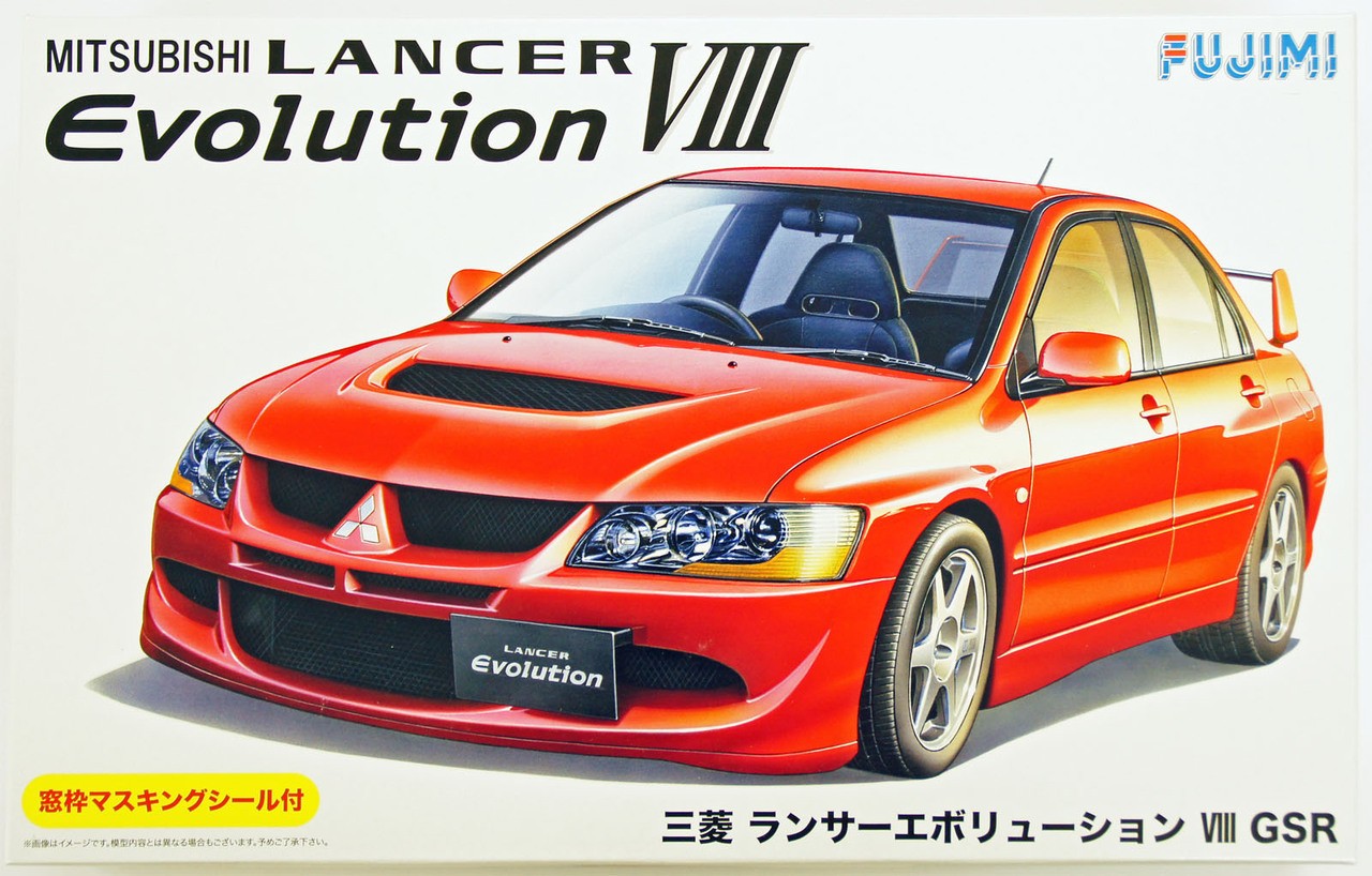 Купить сборную модель Fujimi 0134 Mitsubishi Lancer Evolution VIII Gsr в  масштабе 1/24