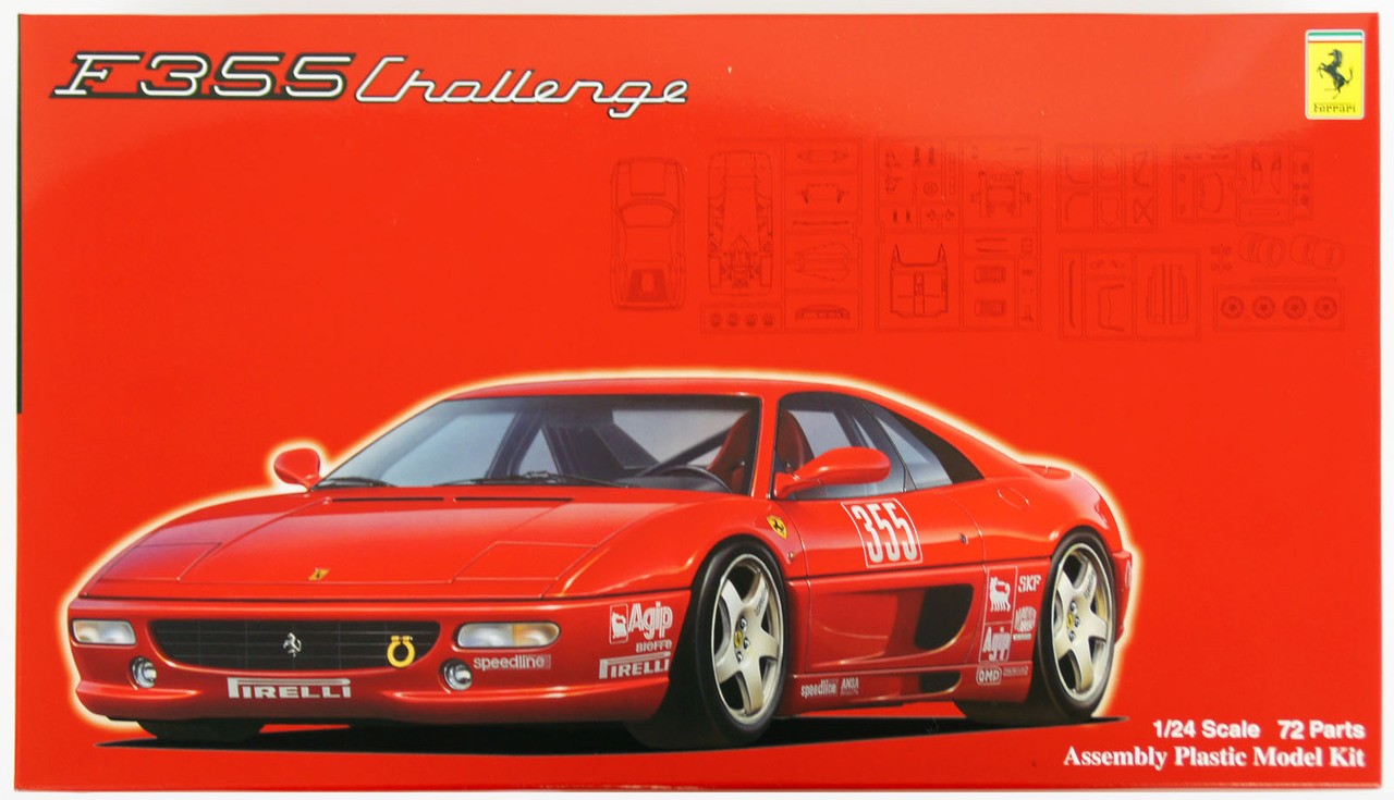 Купить сборную модель Fujimi 0192 Ferrari F355 Challenge в масштабе 1/24