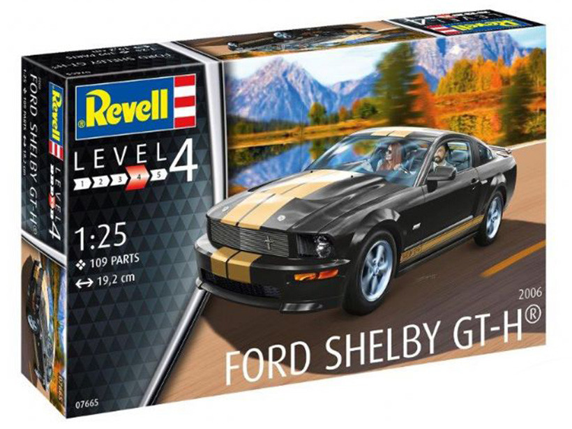 Maquette Revell Ref 07665 De 2019 Ford Shelby Gt-h 2006 Au 1/25 . Neuf