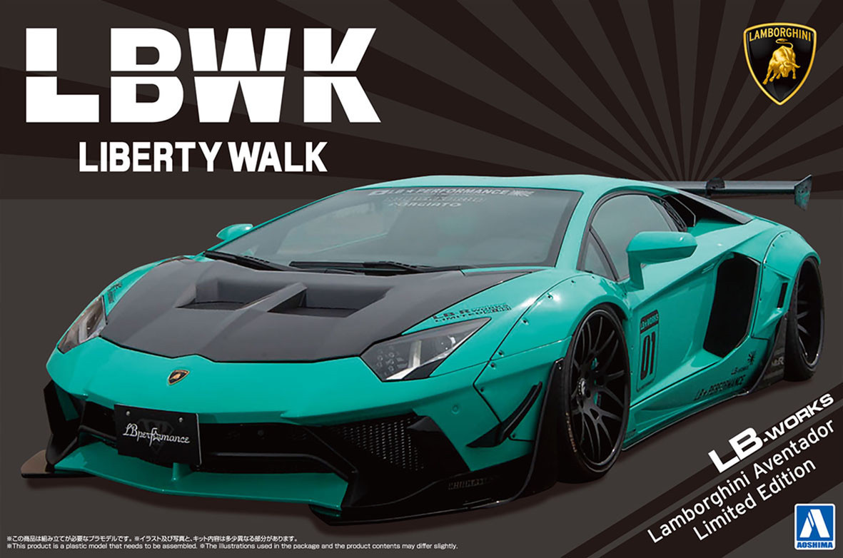 Купить сборную модель Aoshima 05995 Liberty Walk No.21 Lamborghini