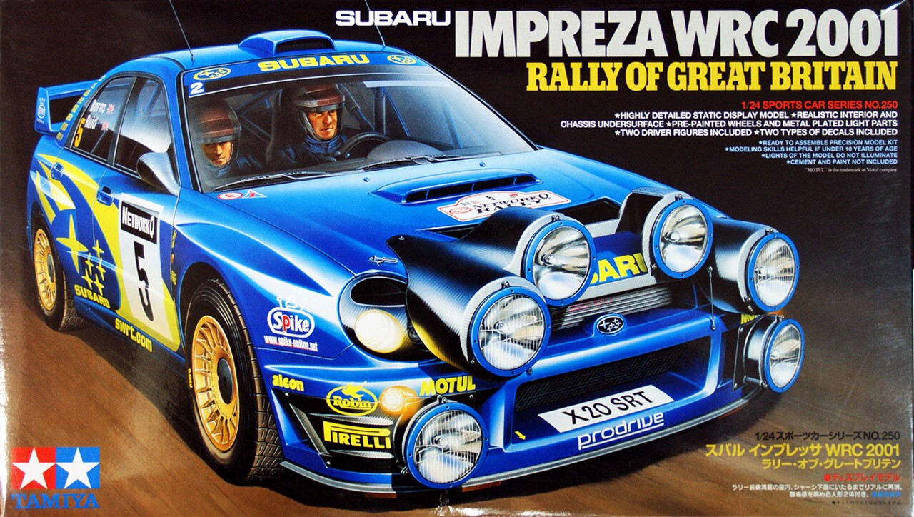Купить сборную модель Tamiya 24250 Subaru Impreza WRC 2001 Rally