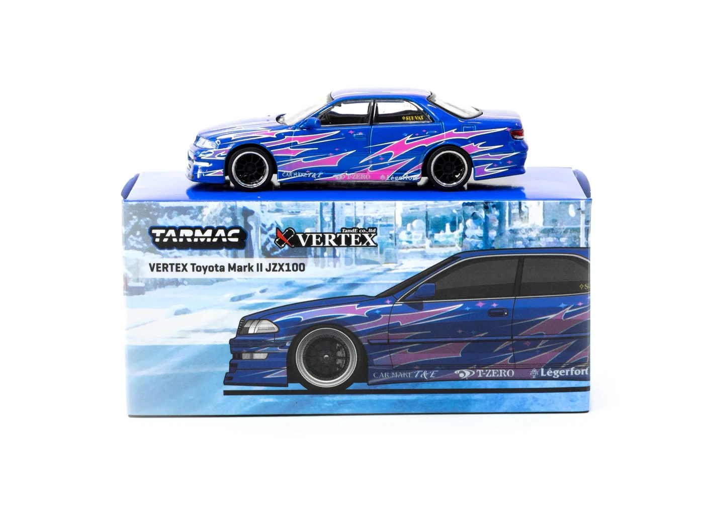 Купить копийную модель Tarmac Works VERTEX Toyota Mark II JZX100