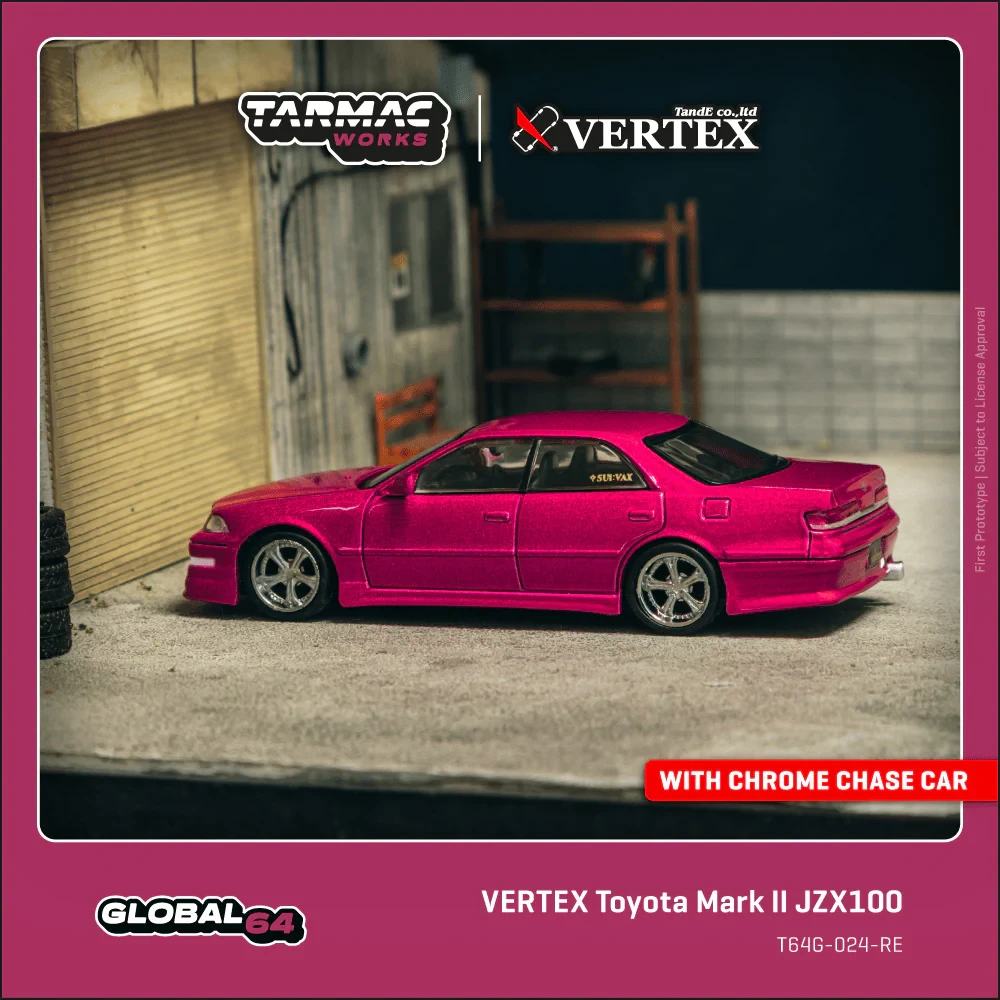 Купить копийную модель Tarmac Works VERTEX Toyota Mark II JZX100