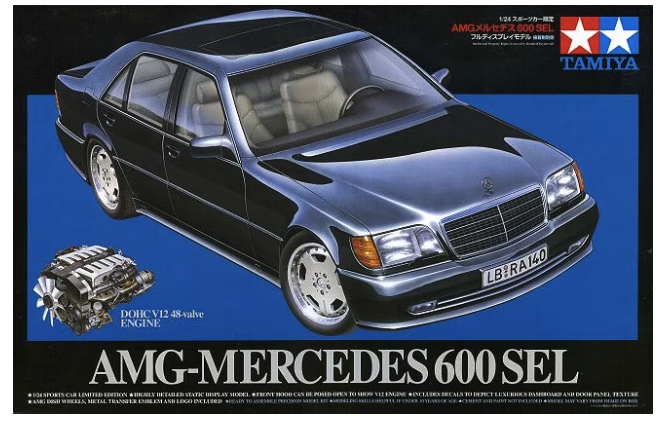 Купить сборную модель Tamiya 89763 1991 AMG-Mercedes 600 SEL в